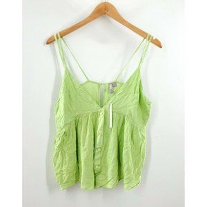 NWT Asos Women's Green Loose‎ Fit Tank Top Size 6